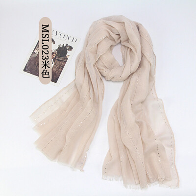 New original single export plaid cotton&linen scarf sequins decorative scarves sunscreen shawl shawl wholesale MSL023
New original single export plaid cotton&linen scarf sequins decorative scarves sunscreen shawl shawl wholesale MSL023