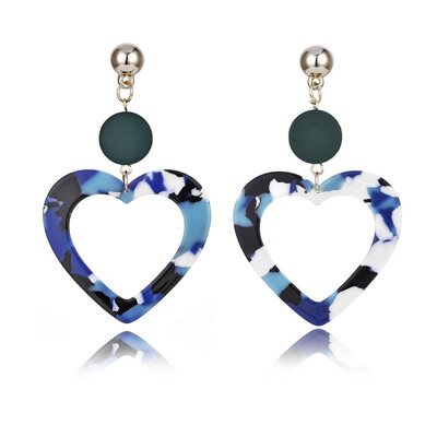 Yellow Blue Black Acrylic Heart Piercing Earrings Punk Hollow Drop Dangle Earrings For Women Ear Jewelry Brincos
Yellow Blue Black Acrylic Heart Piercing Earrings Punk Hollow Drop Dangle Earrings For Women Ear Jewelry Brincos