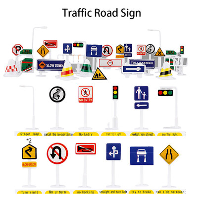 〖Follure〗28 Pcs Car Toy Accessories Traffic Road Signs Kids Children Play Learn Toy Game
〖Follure〗28 Pcs Car Toy Accessories Traffic Road Signs Kids Children Play Learn Toy Game
