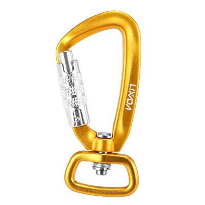 Lixada Swivel Carabiner Clip 360° Rotatable Spinner Carabiner Small Auto Locking Carabiner Rotational Hammock Hanging Clip Pet Lea
Lixada Swivel Carabiner Clip 360° Rotatable Spinner Carabiner Small Auto Locking Carabiner Rotational Hammock Hanging Clip Pet Lea
