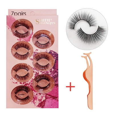 7 Pairs Black Long Sparse Cross False Eyelashes Fake Eye Lashes Extensions Makeup Tools for stage
7 Pairs Black Long Sparse Cross False Eyelashes Fake Eye Lashes Extensions Makeup Tools for stage