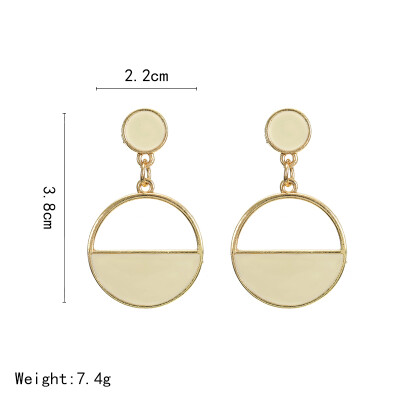2019 Fashion Vintage Women Handmade Earring Simple Geometric Circular Metal Earrings Girls Popular Punk Drop Earrings Jewelry
2019 Fashion Vintage Women Handmade Earring Simple Geometric Circular Metal Earrings Girls Popular Punk Drop Earrings Jewelry