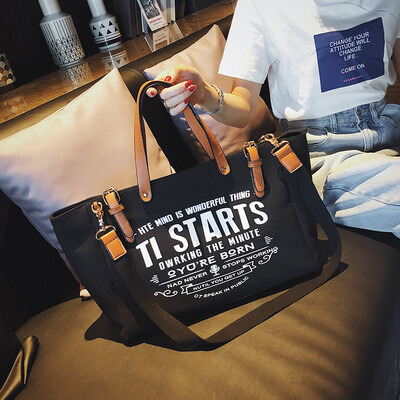 Bag girl 2019 new trendy Korean version of leisure canvas bag handbag large bag one shoulder bag fairy oblique satchel bag bag
Bag girl 2019 new trendy Korean version of leisure canvas bag handbag large bag one shoulder bag fairy oblique satchel bag bag