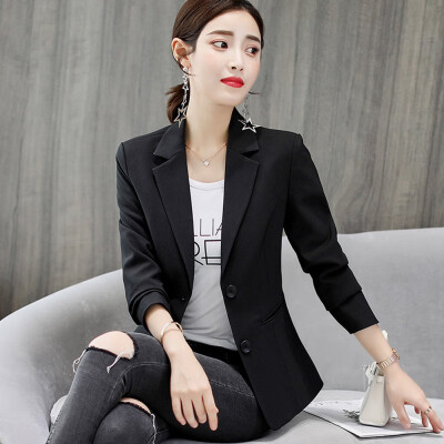 Autumn Women Blazer Solid Color Jackets Office Lady Lapel Casual Long Sleeves Slim Warm Coat
Autumn Women Blazer Solid Color Jackets Office Lady Lapel Casual Long Sleeves Slim Warm Coat