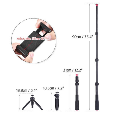 Andoer Selfie Stick Mini Tripod Phone Tripod Mount Wireless Remote Control for iPhone X87 Plus for Samsung S8 for GoPro He
Andoer Selfie Stick Mini Tripod Phone Tripod Mount Wireless Remote Control for iPhone X87 Plus for Samsung S8 for GoPro He