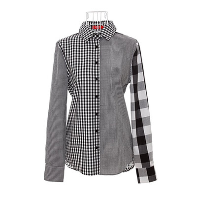 Autumn Blouse Women New Plaid Print Patchwork Cotton Blouse Fashion Novel Long Sleeve Female Casual Shirt
Autumn Blouse Women New Plaid Print Patchwork Cotton Blouse Fashion Novel Long Sleeve Female Casual Shirt