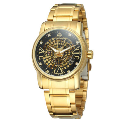 Forsining genuine steel belt mens automatic mechanical watch mens watch hollow table
Forsining genuine steel belt mens automatic mechanical watch mens watch hollow table