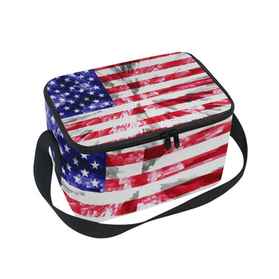 ALAZA Man Made American Flag Lunch Box Insulated Lunch Bag Large Cooler Tote Bag for Men Women Girls Boys
ALAZA Man Made American Flag Lunch Box Insulated Lunch Bag Large Cooler Tote Bag for Men Women Girls Boys