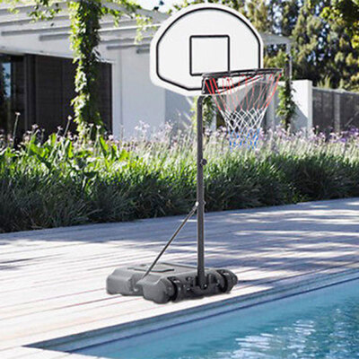Ktaxon 3-4H Adjustable Swimming Pool Basketball Hoop Portable Basketball Goal with Wheels for Kids Youth Playing Water Games
Ktaxon 3-4H Adjustable Swimming Pool Basketball Hoop Portable Basketball Goal with Wheels for Kids Youth Playing Water Games
