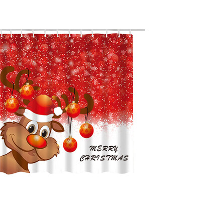 Gobestart Christmas Waterproof Polyester Bathroom Shower Curtain Decor With Hooks 65x71
Gobestart Christmas Waterproof Polyester Bathroom Shower Curtain Decor With Hooks 65x71