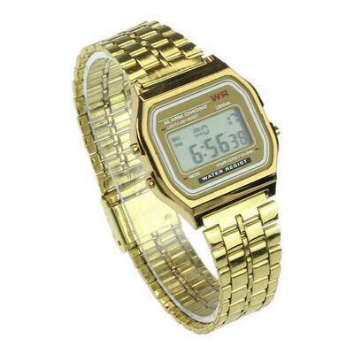 A159W Fashion Design Ultrathin LED Cheap Electronic Digital Watches For Men Women Gold Multifunction Watch
A159W Fashion Design Ultrathin LED Cheap Electronic Digital Watches For Men Women Gold Multifunction Watch