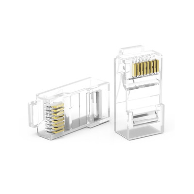 VENTION UTP Crystal Head 8P8C Gold-plated CAT5E Connectors RJ45 Ends Ethernet Cable 100Pcs
VENTION UTP Crystal Head 8P8C Gold-plated CAT5E Connectors RJ45 Ends Ethernet Cable 100Pcs
