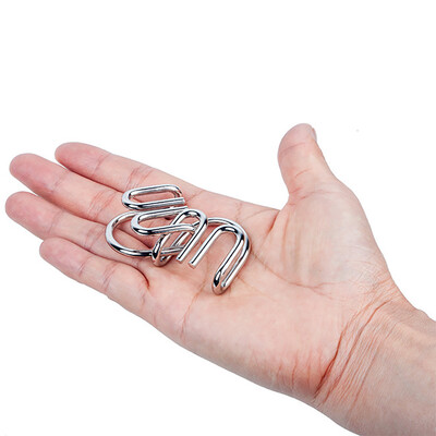 Tailored Metal Puzzle Unlock Nine Chain Series Untie Ring Intelligence Buckle Eight Sets
Tailored Metal Puzzle Unlock Nine Chain Series Untie Ring Intelligence Buckle Eight Sets