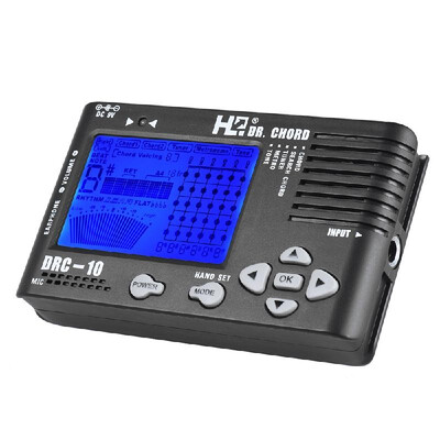 4 in 1 Electronic Digital Guitar Chromatic Tuner Metronome Tone Generator Chord Finder Built-in Mic Tuning LCD Display
4 in 1 Electronic Digital Guitar Chromatic Tuner Metronome Tone Generator Chord Finder Built-in Mic Tuning LCD Display