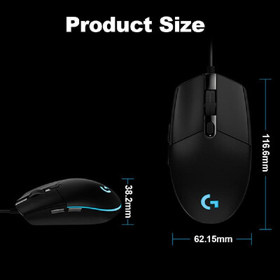 Logitech G102 Wired Gaming Mouse Optical Adjustable 8000DPI 168M RGB Color Customizing LED Mechanical Ergonomic Mouse with 6 Pro
Logitech G102 Wired Gaming Mouse Optical Adjustable 8000DPI 168M RGB Color Customizing LED Mechanical Ergonomic Mouse with 6 Pro