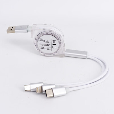 3 in 1 Retractable Cable Micro USB Type C 8 Pin Lighting Multi Charging Cable Mobile Phone Data Cable for iPhone Sumsung
3 in 1 Retractable Cable Micro USB Type C 8 Pin Lighting Multi Charging Cable Mobile Phone Data Cable for iPhone Sumsung