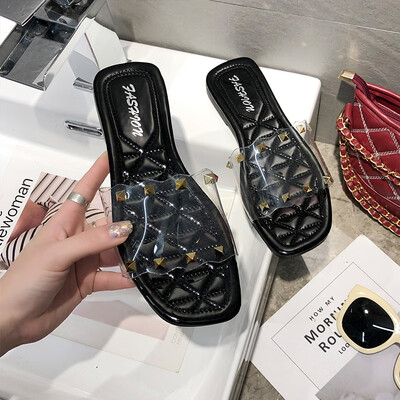 Sandals women wear 2019 summer new Korean version of Joker fashion transparent net red flat beach womens shoes
Sandals women wear 2019 summer new Korean version of Joker fashion transparent net red flat beach womens shoes