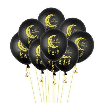 10Pcs EID Balloons Ramadan Decoration Moon Mosque Printed Pattern Balloons for Muslim EID Party Supplies
10Pcs EID Balloons Ramadan Decoration Moon Mosque Printed Pattern Balloons for Muslim EID Party Supplies