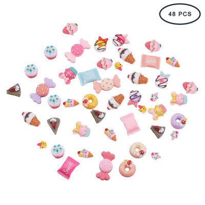 PH PANDAHALL 48 Pcs Mixed Color Mix Lots DIY Candy & Cake Resin Flatback Cabochons for Craft Making
PH PANDAHALL 48 Pcs Mixed Color Mix Lots DIY Candy & Cake Resin Flatback Cabochons for Craft Making