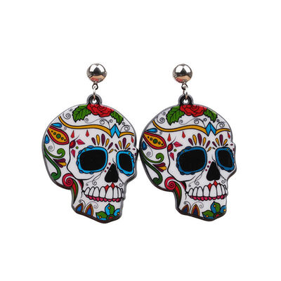 New Women New Style Vintage Personality Halloween Party Skull Shape Acrylic Dangle Earrings
New Women New Style Vintage Personality Halloween Party Skull Shape Acrylic Dangle Earrings