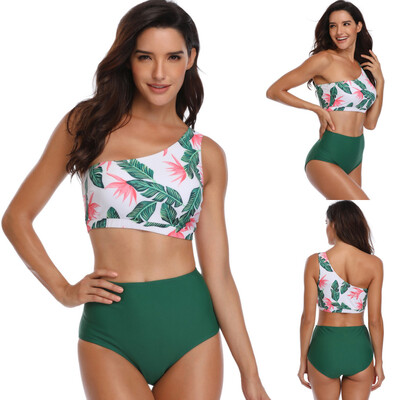 Saidsome Women Padded Sexy Off Shoulder Beach Suit Leaves Print Bikini Bathing Swimwear
Saidsome Women Padded Sexy Off Shoulder Beach Suit Leaves Print Bikini Bathing Swimwear