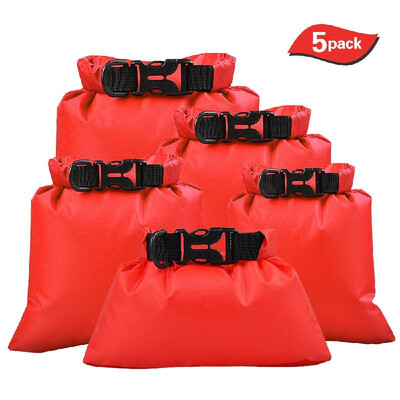 5 Pcs Outdoor Waterproof Storage Bags Dry Sacks Smartphone Camera Storage Bags for Drifting Water Sports
5 Pcs Outdoor Waterproof Storage Bags Dry Sacks Smartphone Camera Storage Bags for Drifting Water Sports