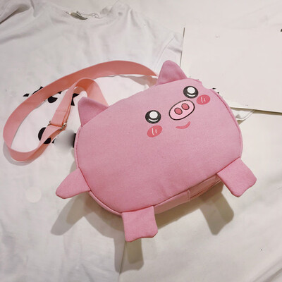 Tailored New Canvas Chest Bag Cute Pig Shoulder Bag Female Student Slung Versatile Bag
Tailored New Canvas Chest Bag Cute Pig Shoulder Bag Female Student Slung Versatile Bag