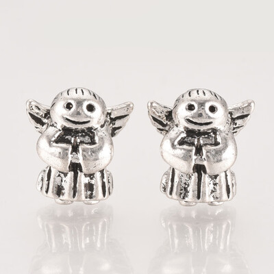 Tibetan Style Alloy European Beads Large Hole Beads Angel Antique Silver 12x135x9mm Hole 5mm
Tibetan Style Alloy European Beads Large Hole Beads Angel Antique Silver 12x135x9mm Hole 5mm