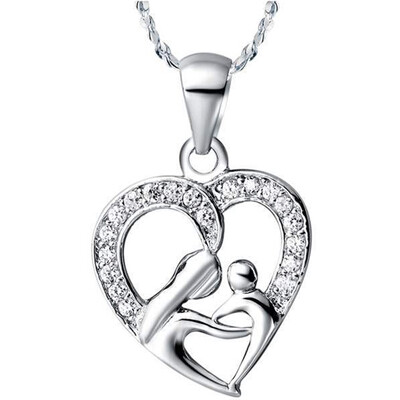 925 Silver Necklace Inlaid Stone Pendant with Clavicle Chain Heart-shaped Hollow Jewelry
925 Silver Necklace Inlaid Stone Pendant with Clavicle Chain Heart-shaped Hollow Jewelry