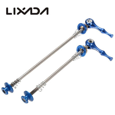 Lixada 2Pcs Ultralight Bicycle Skewers Quick Release Titanium Axle QR Skewer Mountain Road Bike Bicycle Cycling MTB Wheel Hub Skew
Lixada 2Pcs Ultralight Bicycle Skewers Quick Release Titanium Axle QR Skewer Mountain Road Bike Bicycle Cycling MTB Wheel Hub Skew