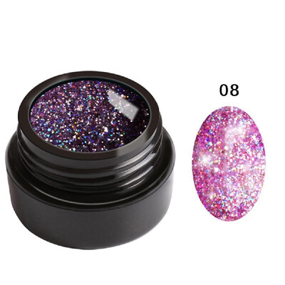 5ML UV Gel Nail Polish Long-lasting Glitter Shining Gel Manicure Soak Off Nail Art Varnish
5ML UV Gel Nail Polish Long-lasting Glitter Shining Gel Manicure Soak Off Nail Art Varnish