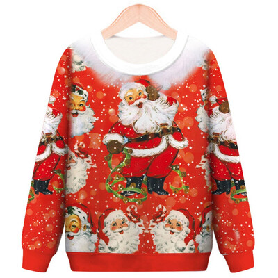 Starmoon Women Men Autumn Winter 3D Christmas Print Long Sleeve O-Neck Sweatshirt Blouse
Starmoon Women Men Autumn Winter 3D Christmas Print Long Sleeve O-Neck Sweatshirt Blouse