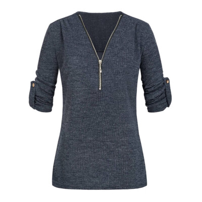 Nomeni Womens Casual Tops Shirt Ladies V Neck Zipper Loose T-shirt Blouse Tee Top
Nomeni Womens Casual Tops Shirt Ladies V Neck Zipper Loose T-shirt Blouse Tee Top