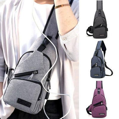 Men&39s Shoulder Bag Sling Chest Pack Canvas USB Charging Sports Crossbody Handbag
Men&39s Shoulder Bag Sling Chest Pack Canvas USB Charging Sports Crossbody Handbag