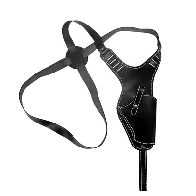 Leather Vertical Shoulder Holster Heavy Duty Chest Holster Cross Harness Gear Barrel Right Hand
Leather Vertical Shoulder Holster Heavy Duty Chest Holster Cross Harness Gear Barrel Right Hand