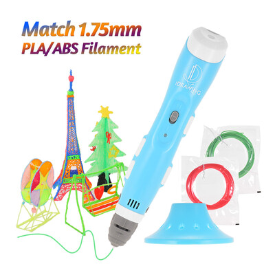 IDRAWING Intellectual 3D Printing Pen Non-Clogging Drawing Printer with Pen Guard&USB Cable Bonus PLAABS Filaments Best Gift
IDRAWING Intellectual 3D Printing Pen Non-Clogging Drawing Printer with Pen Guard&USB Cable Bonus PLAABS Filaments Best Gift