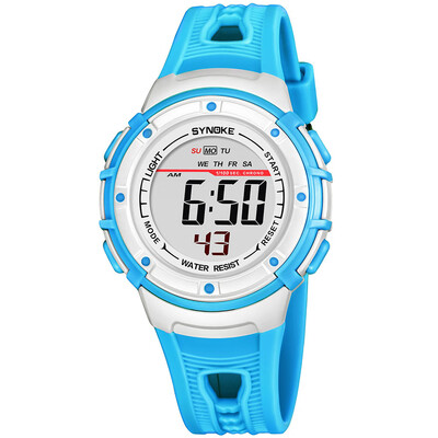 SYNOKE Sport Children Wrist Watches LED Digital Stopwatch Alarm Luminous Water Resistant Girl Boy Watch
SYNOKE Sport Children Wrist Watches LED Digital Stopwatch Alarm Luminous Water Resistant Girl Boy Watch