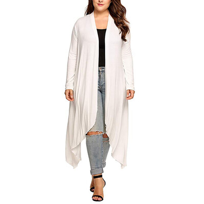 Toponeto Womens Plus Size Long Sleeve Waterfall Asymmetric Drape Open Long Maxi Cardigan
Toponeto Womens Plus Size Long Sleeve Waterfall Asymmetric Drape Open Long Maxi Cardigan