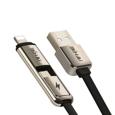 BH-SJX126 V8 2-in-1 Charge Cable 24A Lightning Type-c Fast Charging And Syncing Cord-1m
BH-SJX126 V8 2-in-1 Charge Cable 24A Lightning Type-c Fast Charging And Syncing Cord-1m