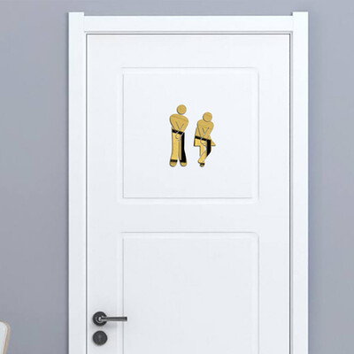 〖Follure〗Toilet Room Sign Decorative Bathroom Sign For Hotel Bar Restaurant Mirror Wall
〖Follure〗Toilet Room Sign Decorative Bathroom Sign For Hotel Bar Restaurant Mirror Wall