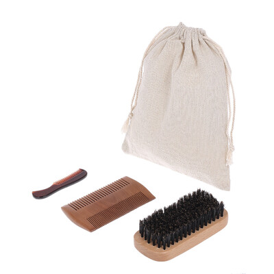 3Pcs Mens Beard Brush Comb Kit Yellow Sandal Comb Moustache Brush Male Facial Cleaning Hair Brush Set w Storage Bag
3Pcs Mens Beard Brush Comb Kit Yellow Sandal Comb Moustache Brush Male Facial Cleaning Hair Brush Set w Storage Bag