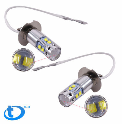 2pcs H3 50W CREE Chip LED Fog Light 6000K White Car Driving DRL Bulb Auto Daytime Running Light
2pcs H3 50W CREE Chip LED Fog Light 6000K White Car Driving DRL Bulb Auto Daytime Running Light