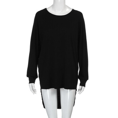 Autumn Women T Shirts Batwing Long Sleeve O-Neck Long T Shirt Women Casual Solid Loose Tshirt Irregular Tops Female
Autumn Women T Shirts Batwing Long Sleeve O-Neck Long T Shirt Women Casual Solid Loose Tshirt Irregular Tops Female