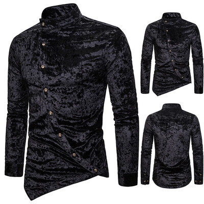 Toponeto Men Inclined Button Cashew Flower Irregular Henry Collar High-Grade Iong-Sleeve
Toponeto Men Inclined Button Cashew Flower Irregular Henry Collar High-Grade Iong-Sleeve