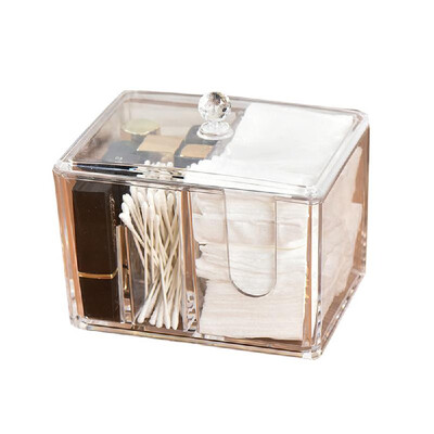 Acrylic Cotton Swabs Storage Holder Box Cotton Pads Containers Transparent Makeup Case Cosmetic Organizer
Acrylic Cotton Swabs Storage Holder Box Cotton Pads Containers Transparent Makeup Case Cosmetic Organizer