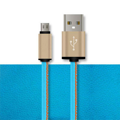 1M Leather Micro USB Data Line Portable Braided Cord Fast Charging Cable For Mobile Phones-1m
1M Leather Micro USB Data Line Portable Braided Cord Fast Charging Cable For Mobile Phones-1m