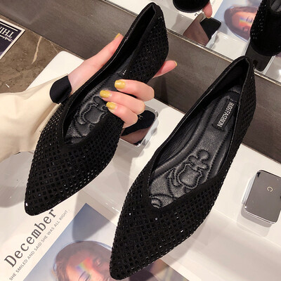 Pointed flat sole single shoe female spring&summer retro shallow mouth drill single shoe soft sole flat sole casual shoe
Pointed flat sole single shoe female spring&summer retro shallow mouth drill single shoe soft sole flat sole casual shoe