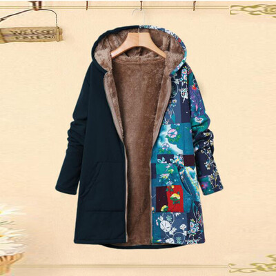 Toponeto Plus Size Women Winter Warm Printed Pockets Thicker Zipper Hooded Coat Outwear
Toponeto Plus Size Women Winter Warm Printed Pockets Thicker Zipper Hooded Coat Outwear