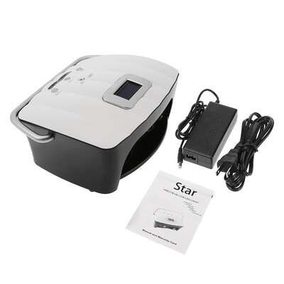 54W LED UV Lamp Nail Dryer Machine with Handle Professional Fingernail & Toenail UV Gel Soak off Gel Curing Machine Rechargeable P
54W LED UV Lamp Nail Dryer Machine with Handle Professional Fingernail & Toenail UV Gel Soak off Gel Curing Machine Rechargeable P