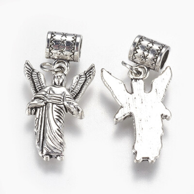 Alloy European Dangle Beads Large Hole Pendants Saint Antique Silver 38mm Hole 5mm Pendant 26x165x3mm
Alloy European Dangle Beads Large Hole Pendants Saint Antique Silver 38mm Hole 5mm Pendant 26x165x3mm